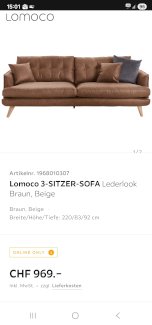 3er Sofa - Gratisinserat.ch