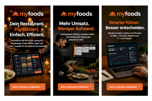 myfoods die Lösung für den Gastronom - Gratisinserat.ch