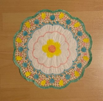 Farbiges Mandala Nr. 1