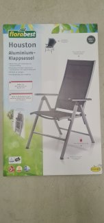 Aluminium Klappsessel für Garten oder Balkon