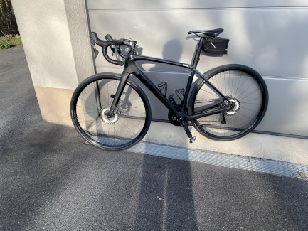 Rennvelo Trek Domane SL 6 Schwarz 52 cm