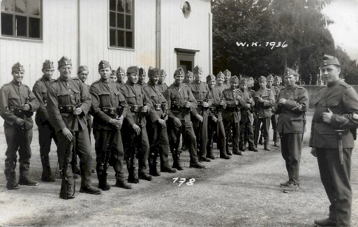 Originale Fotografie Schweizer Soldaten WK 1936 - Gratisinserat.ch