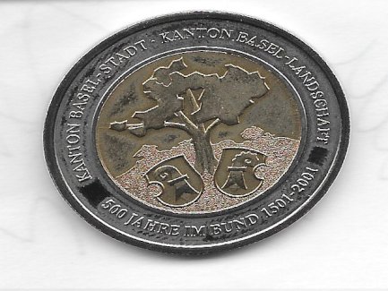 Schweiz - (BS & BL) 10 Franken (Doppelstäbler) - Gratisinserat.ch