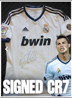 Cristiano Ronaldo Trikot signiert mit Zertifikat  - Gratisinserat.ch