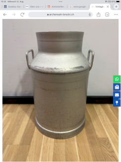 6-8 Milchkannen 40 Liter gebraucht 
