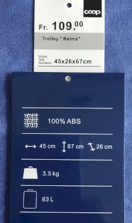 Rollkoffer mit Garantie bis 25.9.2027 - Gratisinserat.ch