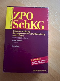 ZPO/SchKG-Gesetzbuch - Gratisinserat.ch