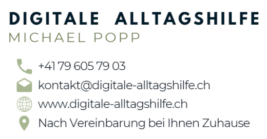 Digitale Alltagshilfe - Gratisinserat.ch