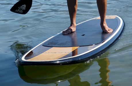  SUP Occasion; Stand UP Makai Kilika 11\' 6\'\' , Zubehör; Karbonpaddel, Schwimmwesten, Leash, Transportwagen verkaufen  - Gratisinserat.ch