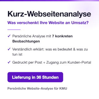 Onlineshop verkauft zu wenig? Webseiten-Analyse für 29 CHF - Gratisinserat.ch