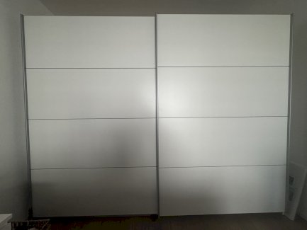 XXXLutz Ti'me SCHWEBETÜRENSCHRANK 270/210/61 cm Weiss/Grau