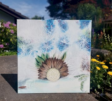 Blumen Garten Natur von mir gemalt MEGA - Gratisinserat.ch