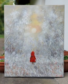 Wald Natur, Rotkappchen gemalt von mir UNIKAT - Gratisinserat.ch