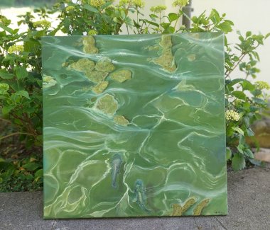 Wasser Fisch Gemaelde gemalt von mir, MEGA - Gratisinserat.ch
