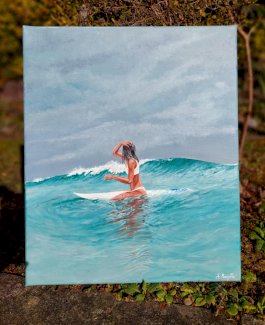 Wasser Bikini gemalt von mir - Gratisinserat.ch