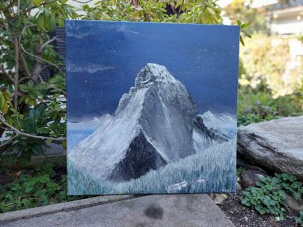 Berge Grosse neue Oelgemaelde