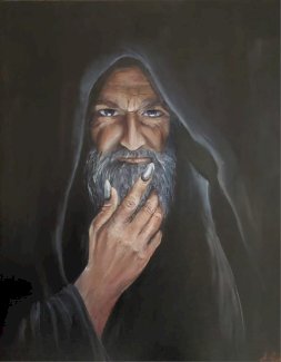 Wizzard Monk handgemalt Profi