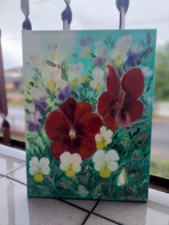 Blumen neue Oelgemaelde - Gratisinserat.ch