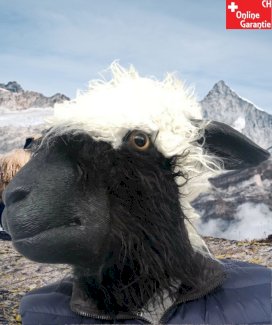 Walliser Schwarznasenschaf Maske Schaf Tiermaske Kostüm - Gratisinserat.ch