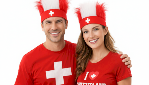 Schweiz Fan Strinband Hopp Schwiiz Perücke Fanartikel Nati Fan Suisse Kappe Flagge Rot Weiss Strubelhaar - Gratisinserat.ch