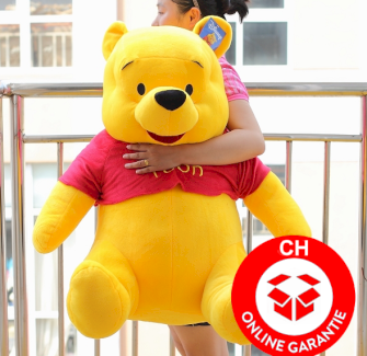 Riesen Winnie Puuh (Winnie Pooh) Plüschtier 110 cm mit rotem Shirt XXL Kuscheltier - Gratisinserat.ch
