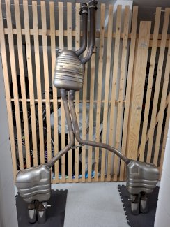 Auspuffanlage ab Nachkat. von Audi S4 B8 Facelift Bj2013 - Gratisinserat.ch