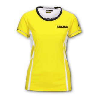 Kärcher - Sport-Funktionsshirt Damen, Gr. L gelb/weiß