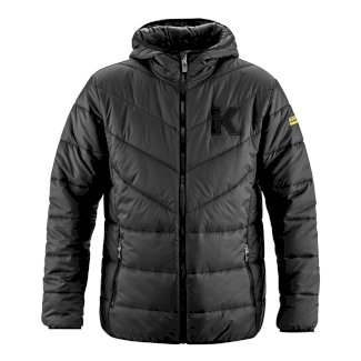 Kärcher - Wattierte Kapuzenjacke schwarz K-LINE unisex Größe L