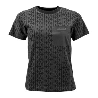 Kärcher - Damen T-shirt K-LINE Black Pattern, Größe XS