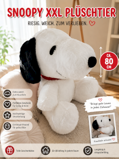 Snoopy XXL Kuscheltier 80 cm Der Gemütlichste Hund Der Keinen Spaziergang Braucht - Gratisinserat.ch