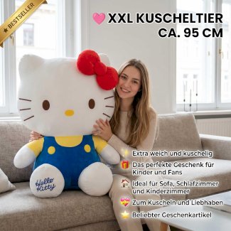 🎀 Hello Kitty XXL Kuscheltier 95 cm Grosses Plüschtier zum Kuscheln 🎀 - Gratisinserat.ch