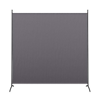 Paravent 1-teilig 180 x 180 cm anthrazit