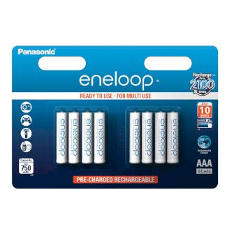 Batterie AAA Panasonic eneloop Recharge 8 Stk.