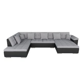 Ecksofa ARIA rechts grau/schwarz - Gratisinserat.ch