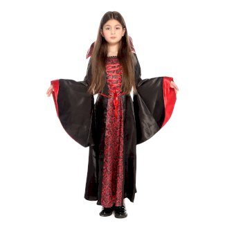 Kinderkostüm Vampir Kleid Grösse 128