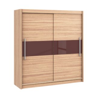 Kleiderschrank Schiebetüren Holz LOLA 200 cm