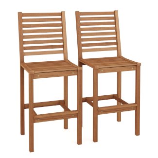 Barstuhl Holz CANELA 2er Set