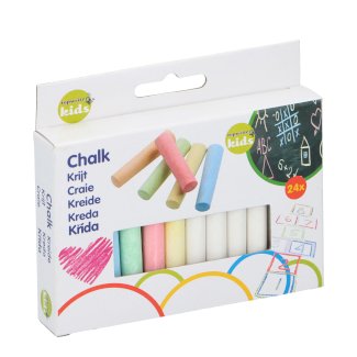 Kreideset 24-teilig bunt
