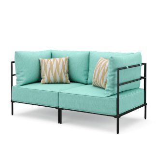 Sofa ETHAN 2-Sitzer türkis - Gratisinserat.ch