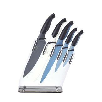 Messerset 5-teilig mit Halterung - Gratisinserat.ch