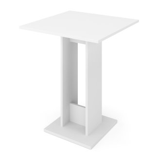 Esstisch TROJAN 65 x 65 cm weiss