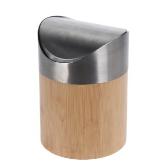 Abfalleimer Bambus 1L