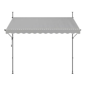 Balkonmarkise mit LED 300 x 150 cm grau - Gratisinserat.ch