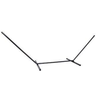 Gestell für Hängematte 360 x 115 cm schwarz