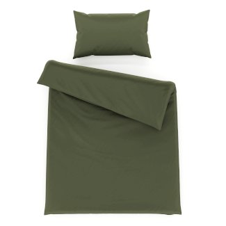 Bettwäsche Set 65 x 100 cm + 160 x 210 cm olive - Gratisinserat.ch