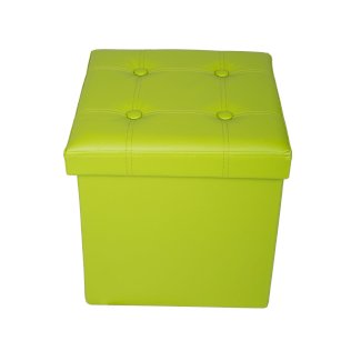 Sitzwürfel Leder BEN grün - Gratisinserat.ch