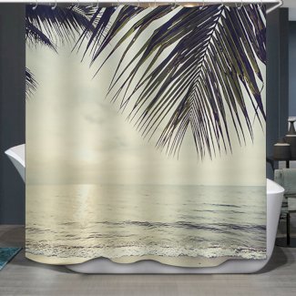 Duschvorhang 180 x 200 cm Strand