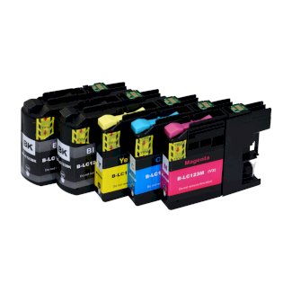 Tintenpatronen Set kompatibel mit Brother LC-123