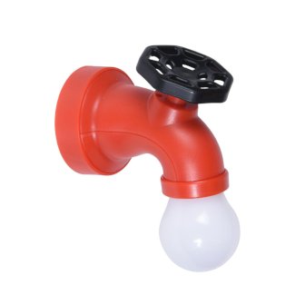 LED Lampe in Wasserhahn-Optik