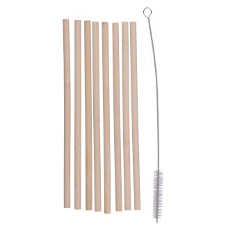 Strohhalm Bambus Set 9-teilig - Gratisinserat.ch